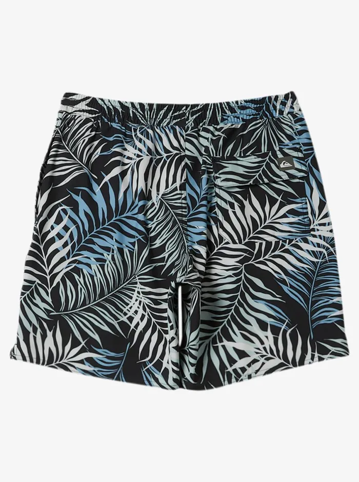 Quiksilver Wild Fern 17034 Elastic Waist Shorts Wild Fern Black MensWaterman Elastic Waist Quiksilver Wild Fern 17034 Elastic Waist Shorts Wild Fern Black MensWaterman Elastic Waist