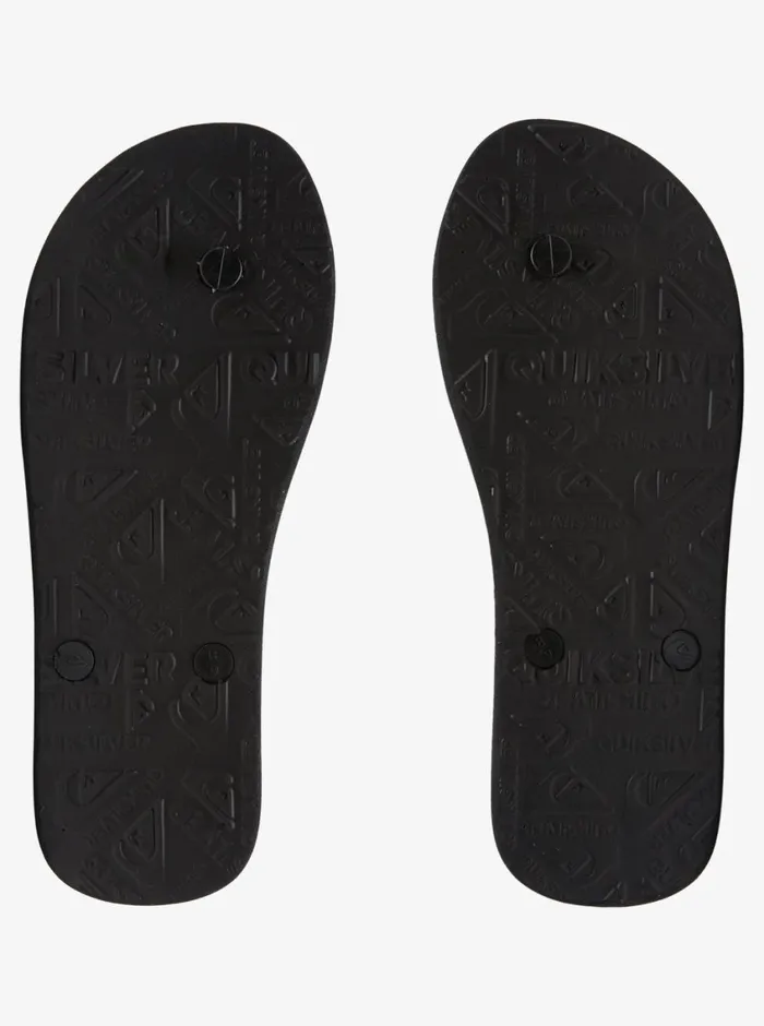 Quiksilver X Peanuts Molokai FlipFlops Black 1 Mens Sandals Quiksilver X Peanuts Molokai FlipFlops Black 1 Mens Sandals