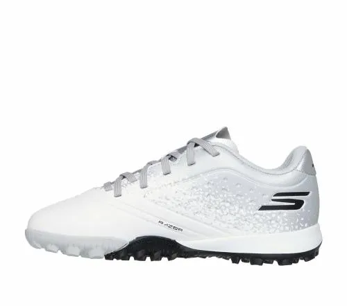 Razor 15 Jr Td TF White Silver Kids SKECHERS Kids UK Sizes 9525