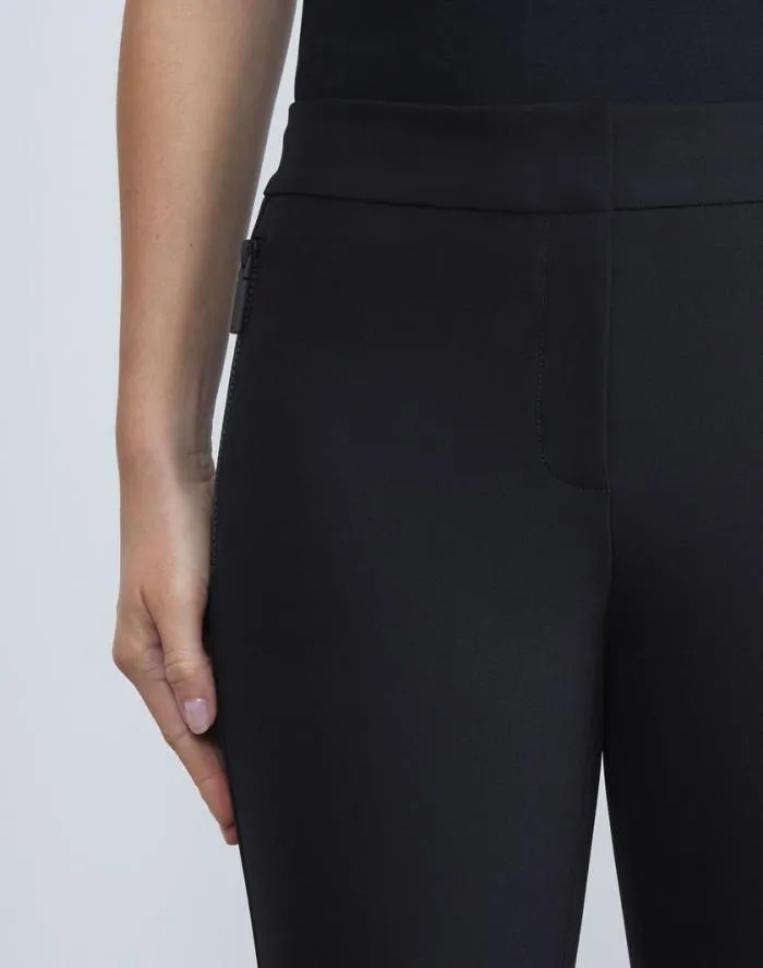 Ready To Wear Acclaimed Stretch Manhattan Slim Flared Pant Black Lafayette 148 New York Pants and Shorts