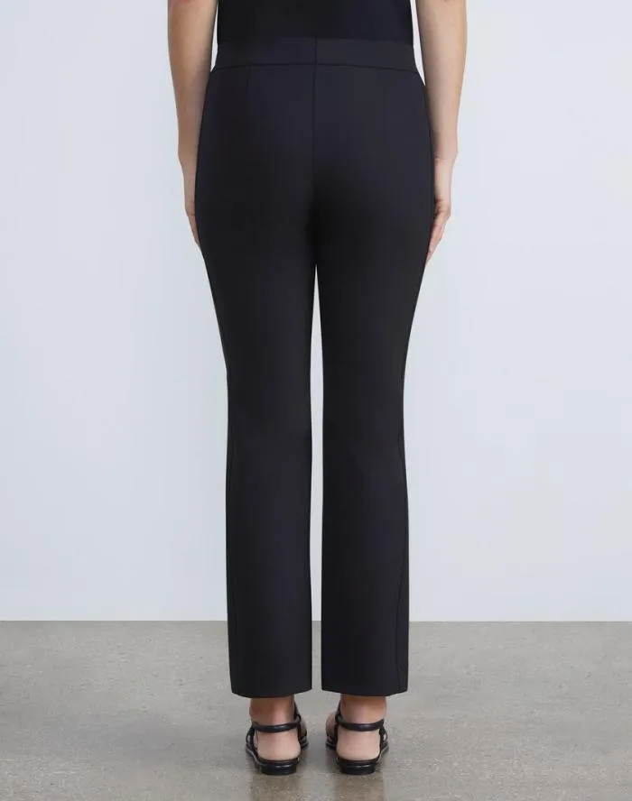 Ready To Wear Acclaimed Stretch Manhattan Slim Flared Pant Black Lafayette 148 New York Pants and Shorts