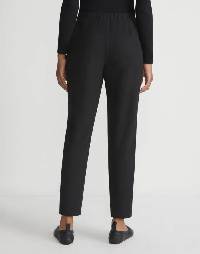 Ready To Wear Fluid Crepe Jones Jogger Pant Black Lafayette 148 New York Pants and Shorts