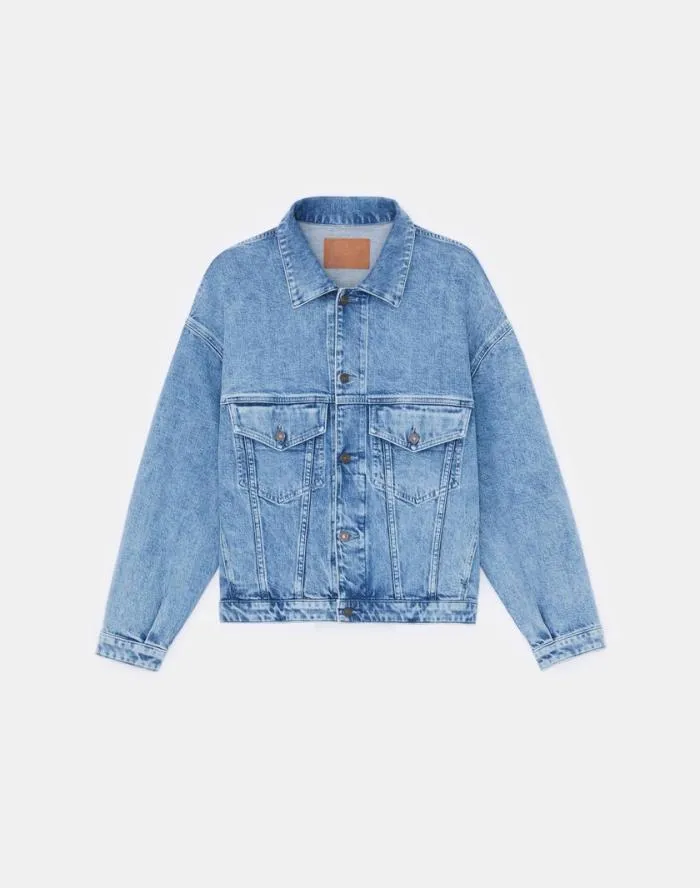 Ready To Wear L148 Denim Oversized Jacket Stonewash Blue Lafayette 148 New York Jackets and Blazers Ready To Wear L148 Denim Oversized Jacket Stonewash Blue Lafayette 148 New York Jackets and Blazers