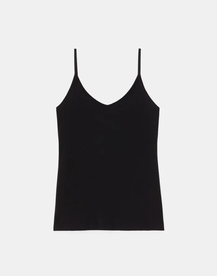 Ready To Wear Mesh Jersey Camisole Black Lafayette 148 New York Tops and Tees Ready To Wear Mesh Jersey Camisole Black Lafayette 148 New York Tops and Tees