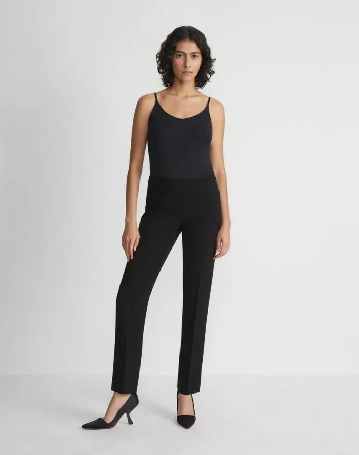 Ready To Wear Mesh Jersey Camisole Black Lafayette 148 New York Tops and Tees