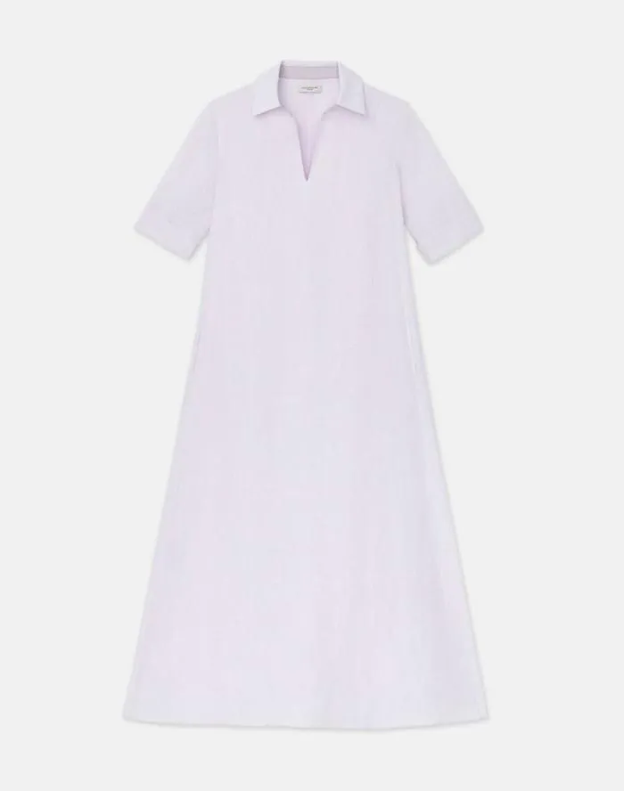 Ready To Wear Organic Linen Short Sleeve Popover Dress Dried Blossom Melange Lafayette 148 New York Dresses Ready To Wear Organic Linen Short Sleeve Popover Dress Dried Blossom Melange Lafayette 148 New York Dresses
