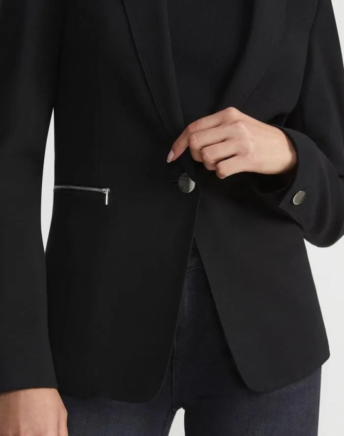 Ready To Wear Punto Milano Lyndon Blazer Black Lafayette 148 New York Jackets and Blazers