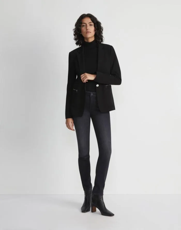 Ready To Wear Punto Milano Lyndon Blazer Black Lafayette 148 New York Jackets and Blazers