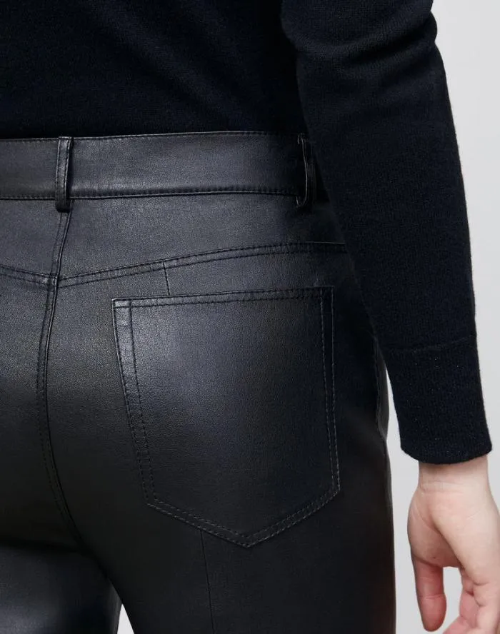 Ready To Wear Reeve Pant In Silky Stretch Nappa Black Lafayette 148 New York Pants and Shorts