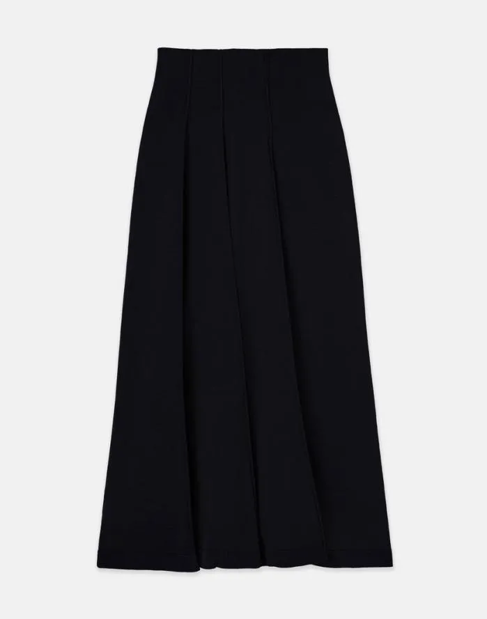 Ready To Wear Responsible Fine Gauge Merino Knit Skirt Black Lafayette 148 New York Skirts