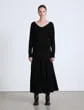 Ready To Wear Responsible Fine Gauge Merino Knit Skirt Black Lafayette 148 New York Skirts