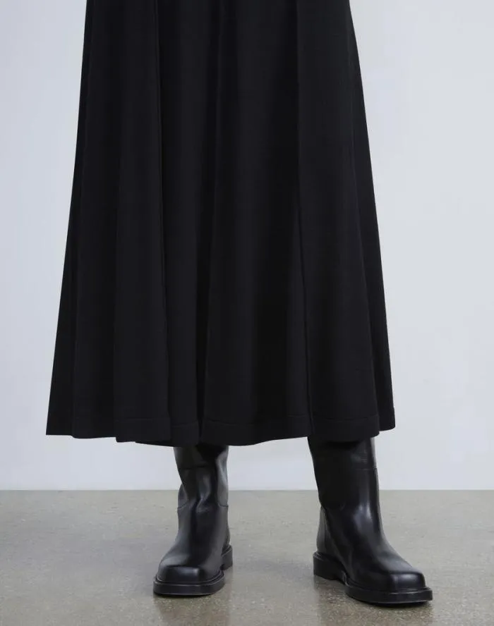Ready To Wear Responsible Fine Gauge Merino Knit Skirt Black Lafayette 148 New York Skirts