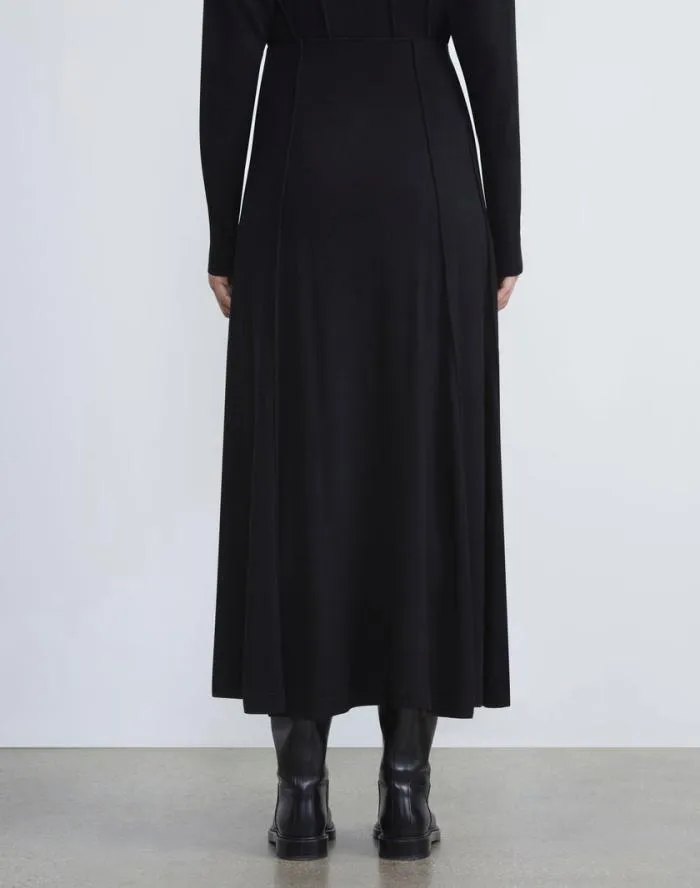 Ready To Wear Responsible Fine Gauge Merino Knit Skirt Black Lafayette 148 New York Skirts