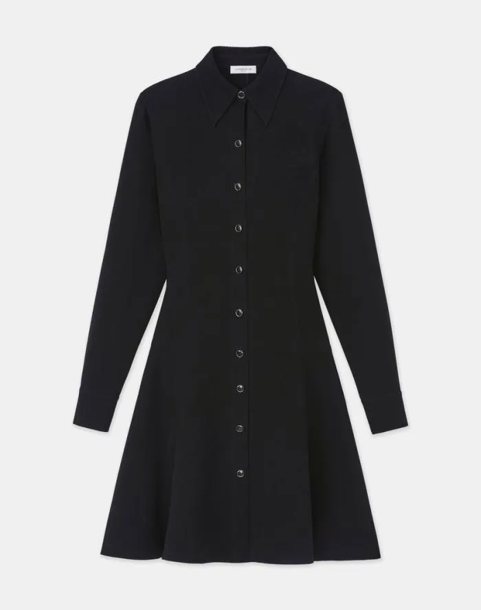 Ready To Wear Responsible Finesse Crepe Shirtdress Black Lafayette 148 New York Dresses Ready To Wear Responsible Finesse Crepe Shirtdress Black Lafayette 148 New York Dresses