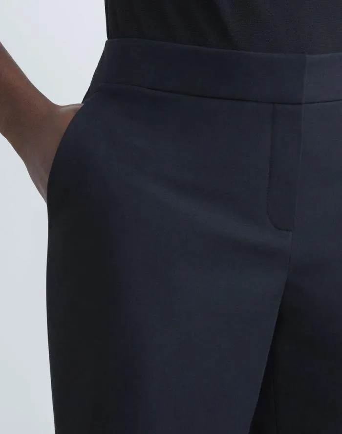 Ready To Wear Stretch Twill Manhattan Skinny Ankle Pant Black Lafayette 148 New York Pants and Shorts