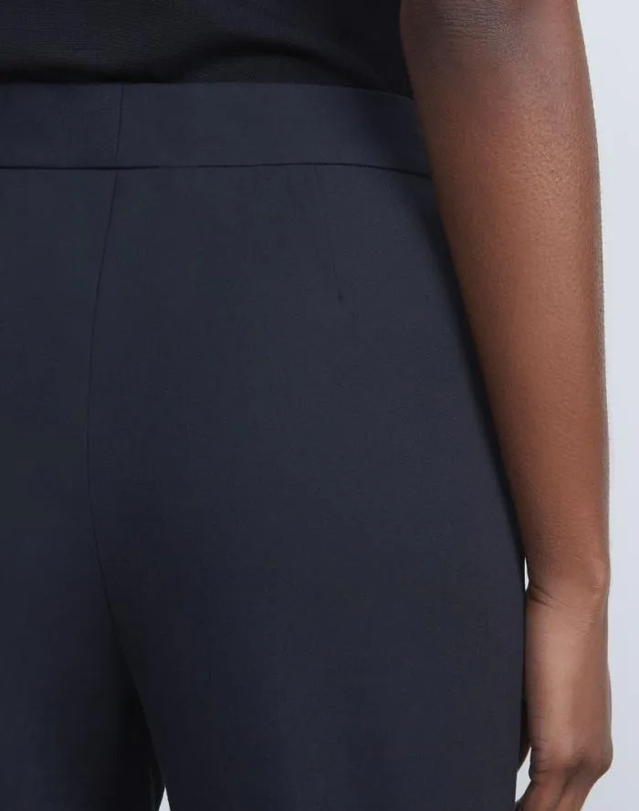 Ready To Wear Stretch Twill Manhattan Skinny Ankle Pant Black Lafayette 148 New York Pants and Shorts