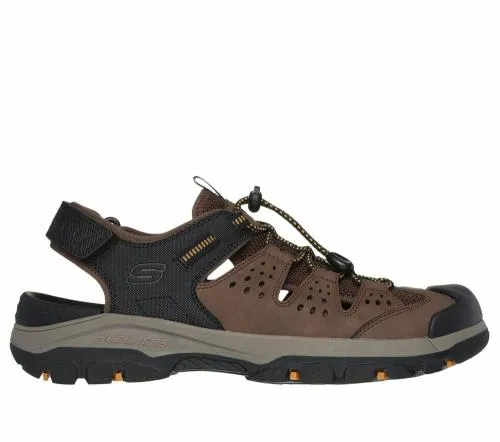 Relaxed Fit Tresmen 8211 Menard Brown Black Men SKECHERS Sandals