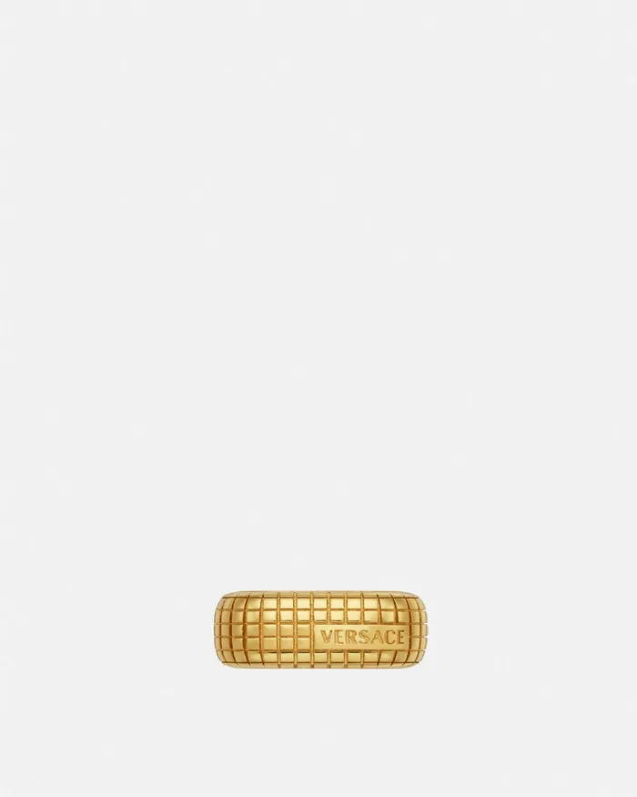 Rings MenWomen Versace Dylos Ring Light Gold