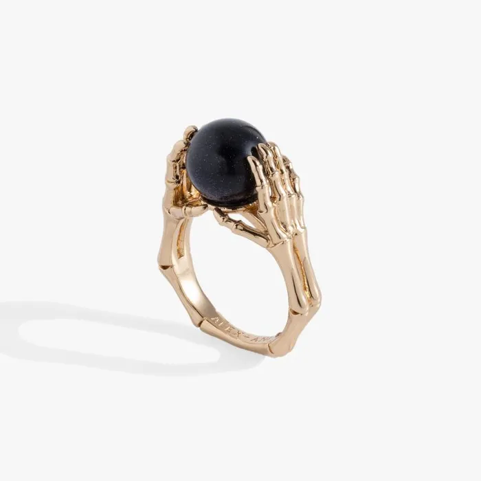 Rings Women Alex And Ani Crystal Ball Ring Gold