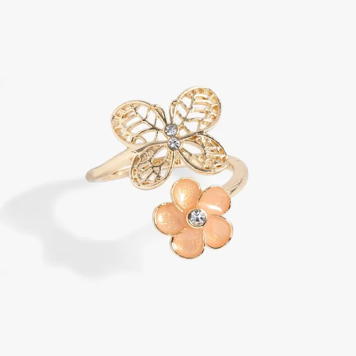 Rings Women Alex And Ani Filigree Butterfly Ring Gold