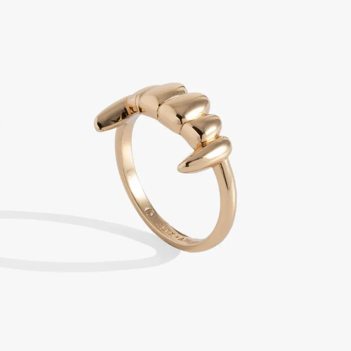 Rings Women Alex And Ani Vampire Teeth Ring Gold
