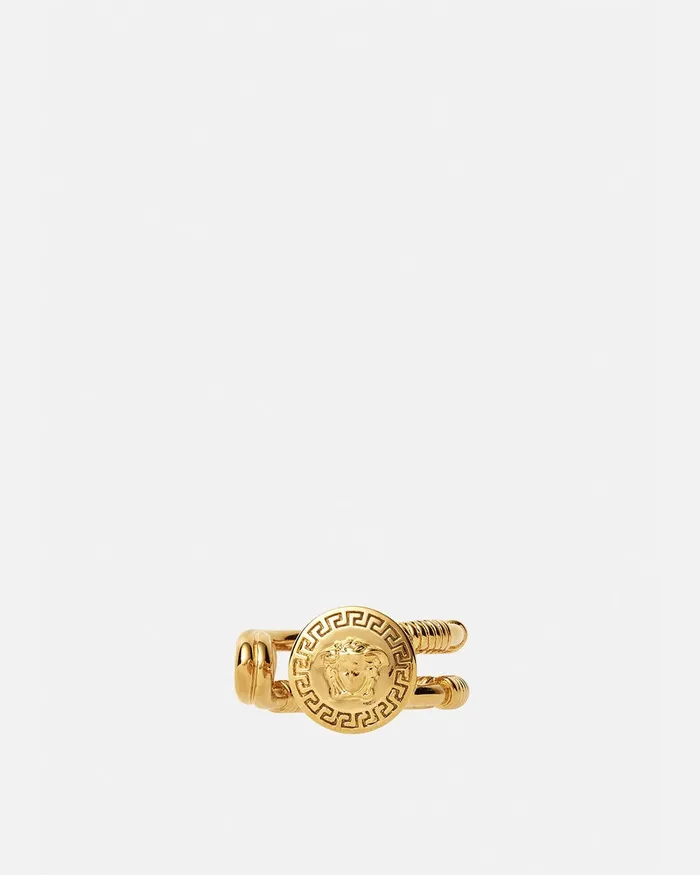 Rings WomenMen Versace Safety Pin Ring Light Gold