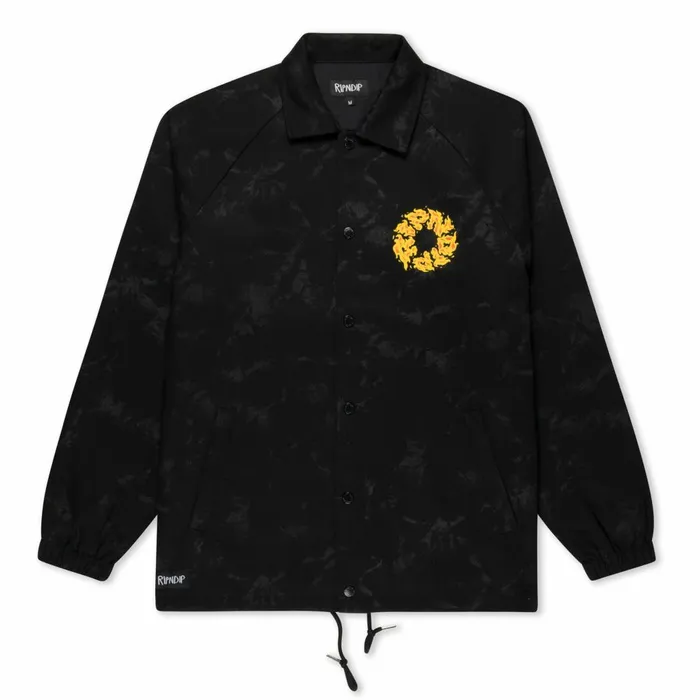 Ripndip Burn In Heck Coaches Jacket Black Jackets