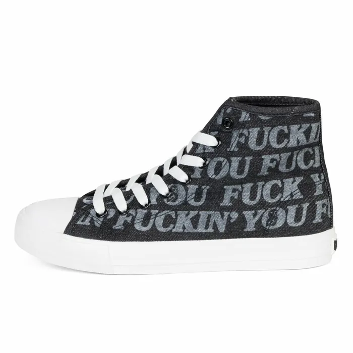 Ripndip Fuckin Fuck High Top Shoes Black Shoes