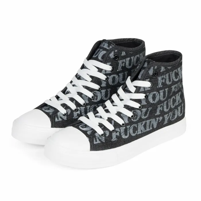 Ripndip Fuckin Fuck High Top Shoes Black Shoes Ripndip Fuckin Fuck High Top Shoes Black Shoes