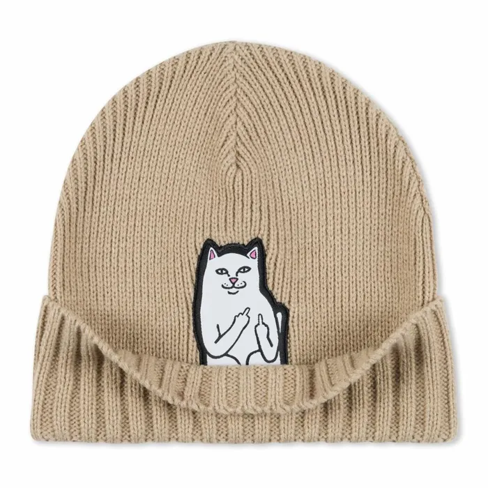 Ripndip Lord Nermal Beanie Off White Beanies Ripndip Lord Nermal Beanie Off White Beanies
