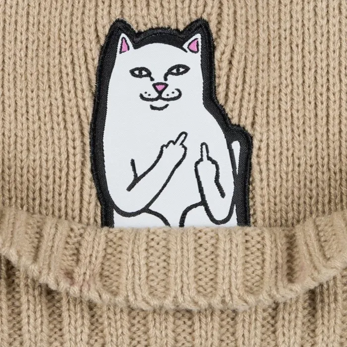 Ripndip Lord Nermal Beanie Off White Beanies Ripndip Lord Nermal Beanie Off White Beanies