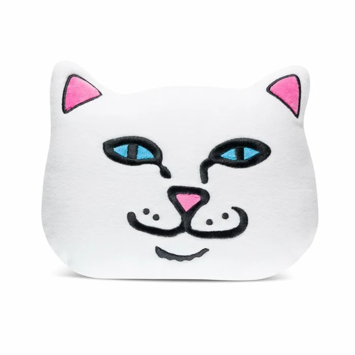 Ripndip Lord Nermal Car Head Rest White Car Accessories