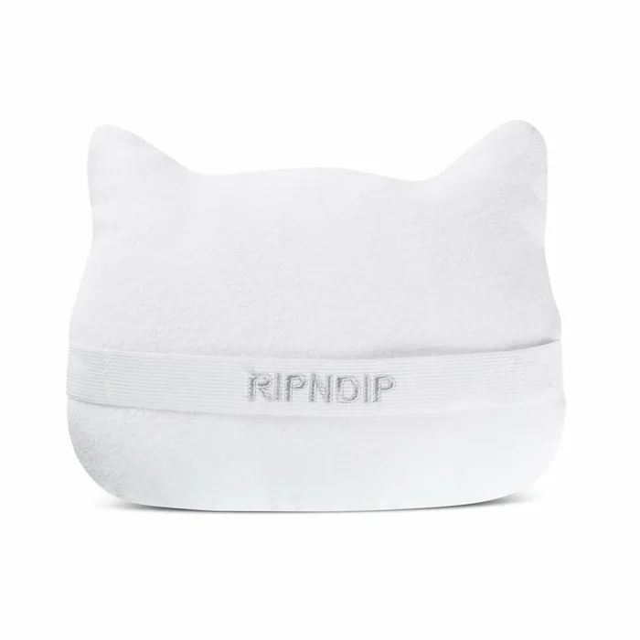 Ripndip Lord Nermal Car Head Rest White Car Accessories Ripndip Lord Nermal Car Head Rest White Car Accessories