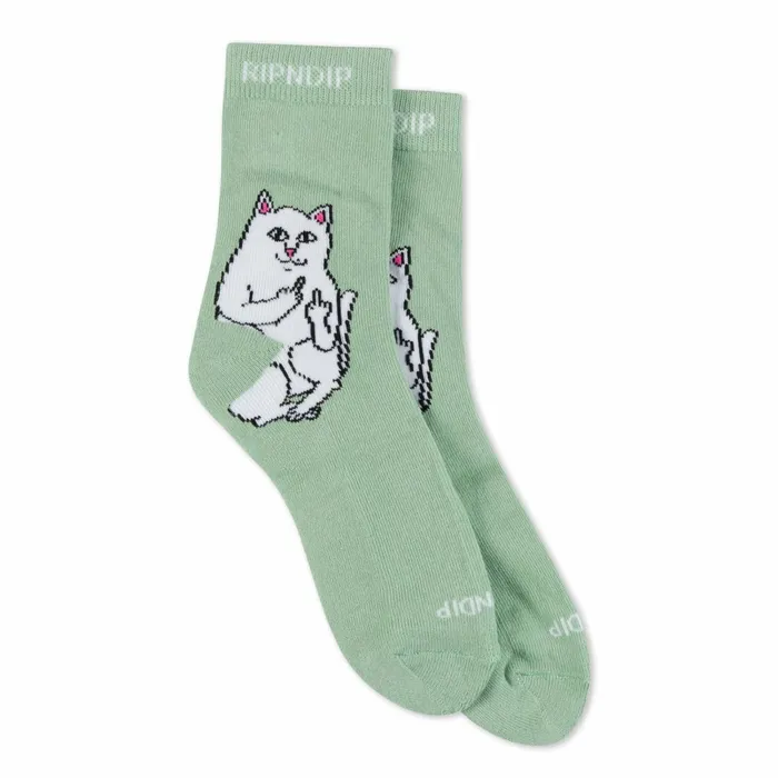 Ripndip Lord Nermal Mid Socks Sage Shop Socks