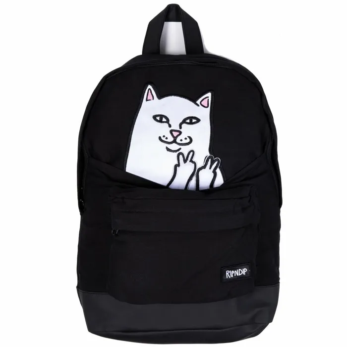 Ripndip Lord Nermal Velcro Hands Backpack Black Backpacks Ripndip Lord Nermal Velcro Hands Backpack Black Backpacks