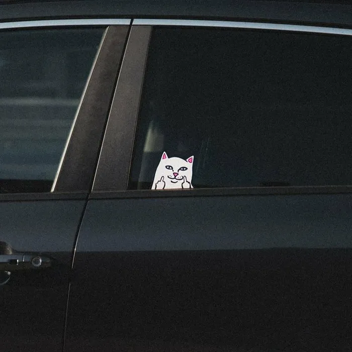 Ripndip Peeking Nermal Car Sticker Pack White Car Accessories Ripndip Peeking Nermal Car Sticker Pack White Car Accessories