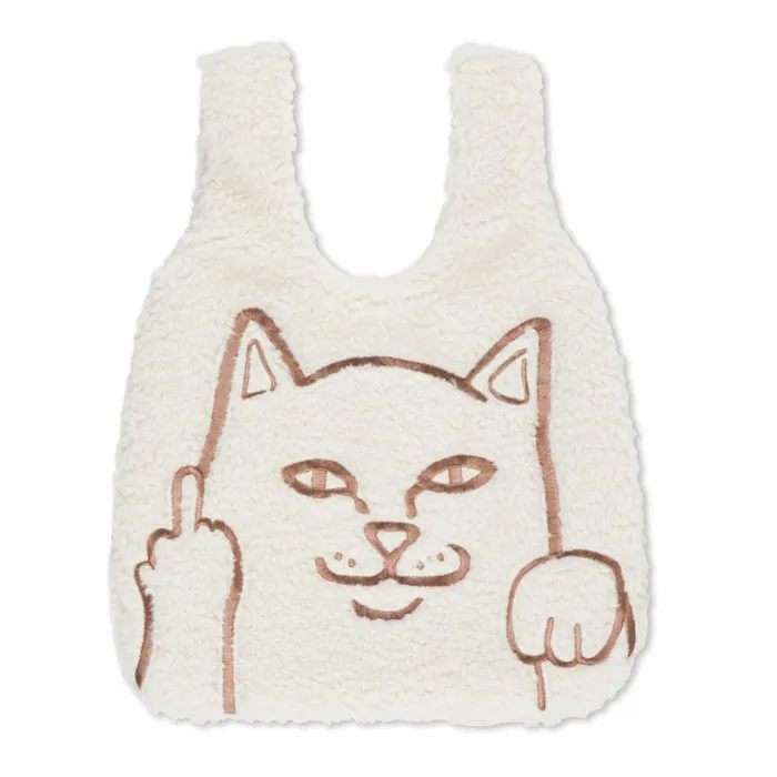 Ripndip Peeking Nermal Sherpa Tote Bag Natural Womens