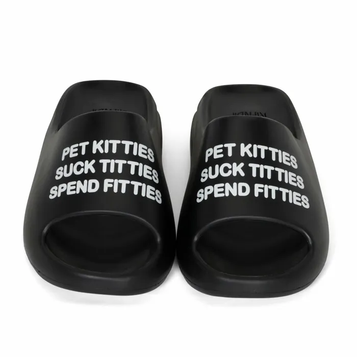Ripndip Pet Kitties Cloud Slides Black Slides Slippers Ripndip Pet Kitties Cloud Slides Black Slides Slippers