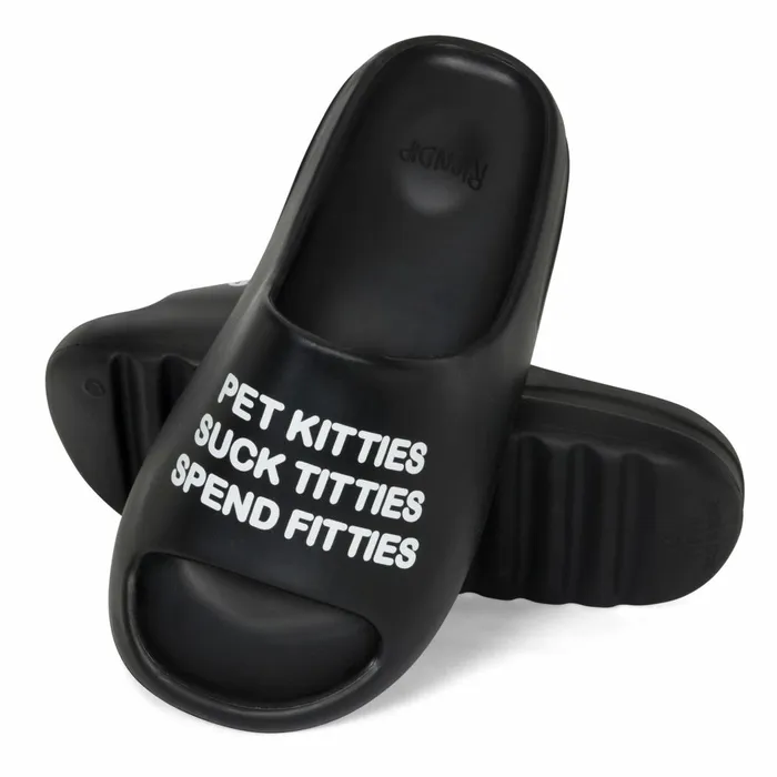 Ripndip Pet Kitties Cloud Slides Black Slides Slippers Ripndip Pet Kitties Cloud Slides Black Slides Slippers