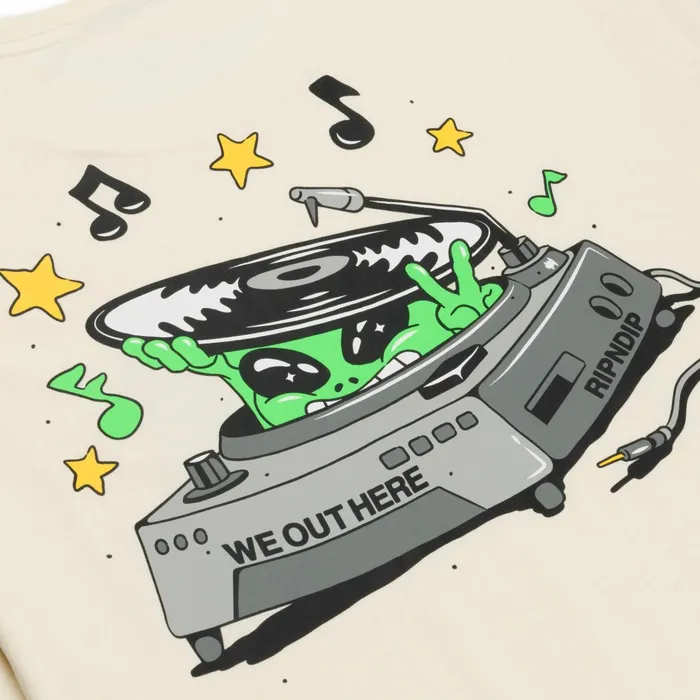 Ripndip Spinning Tee Natural Short Sleeve Tees Ripndip Spinning Tee Natural Short Sleeve Tees