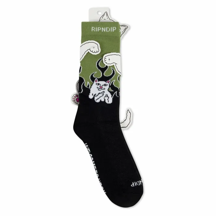 Ripndip Welcome To Heck Socks BlackLight Forest Shop Socks Ripndip Welcome To Heck Socks BlackLight Forest Shop Socks