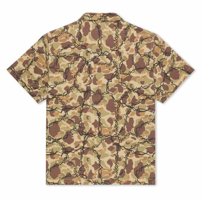 Ripndip Wired Zip Up Shirt Tan Button Ups Ripndip Wired Zip Up Shirt Tan Button Ups