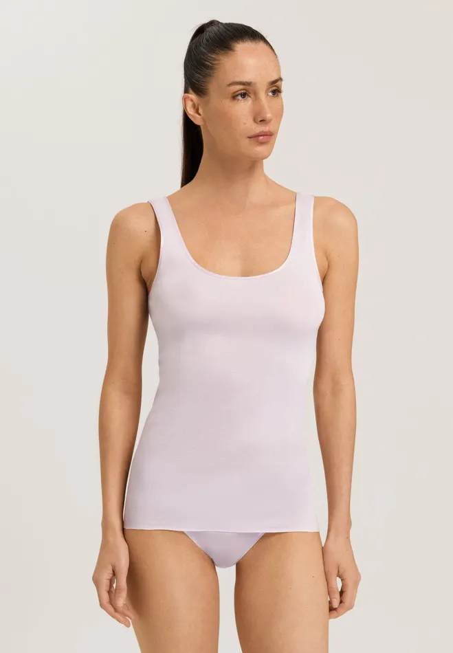 Round Neck Cotton Tank Top Lupine Love Women HANRO Tank Tops
