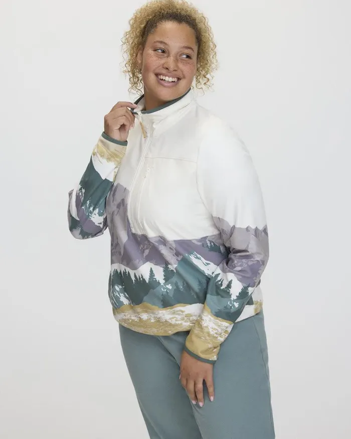 RWandCO Activewear Polar Fleece HalfZip Jacket 8211 Hyba 124 Regular 124 Reitmans Coconut Milk 8211 Women RWandCO Activewear Polar Fleece HalfZip Jacket 8211 Hyba 124 Regular 124 Reitmans Coconut Milk 8211 Women