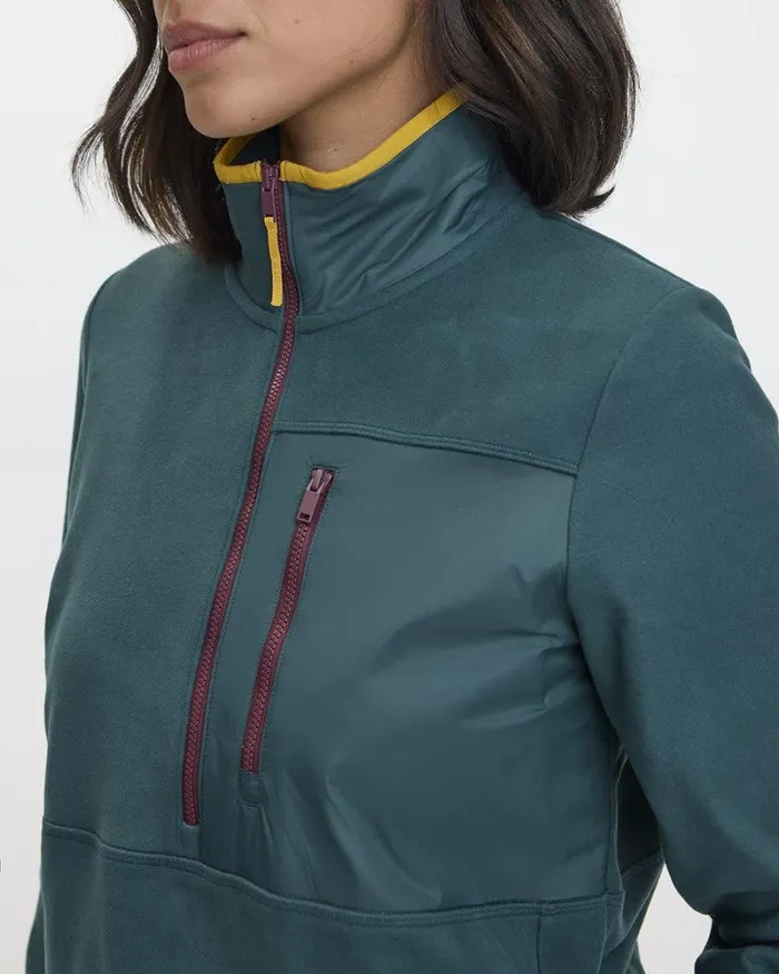 RWandCO Activewear Polar Fleece HalfZip Jacket 8211 Hyba 124 Regular 124 Reitmans Outerlands Green 8211 Women RWandCO Activewear Polar Fleece HalfZip Jacket 8211 Hyba 124 Regular 124 Reitmans Outerlands Green 8211 Women
