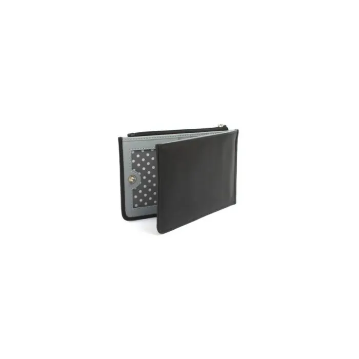 RWandCO Bags Eastern Counties Leather 8211 Valerie Contrast Panel Leather Coin Purse Black 8211 Women RWandCO Bags Eastern Counties Leather 8211 Valerie Contrast Panel Leather Coin Purse Black 8211 Women