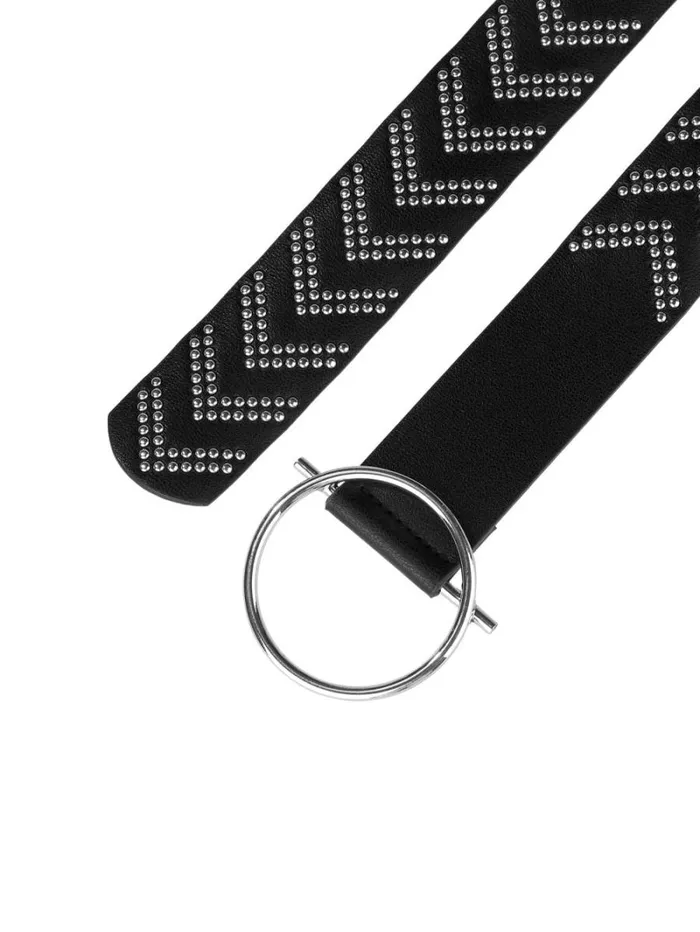 RWandCO Belts Allegra K Skinny Waist Round Metal Buckle Narrow Belt Black 8211 Women RWandCO Belts Allegra K Skinny Waist Round Metal Buckle Narrow Belt Black 8211 Women