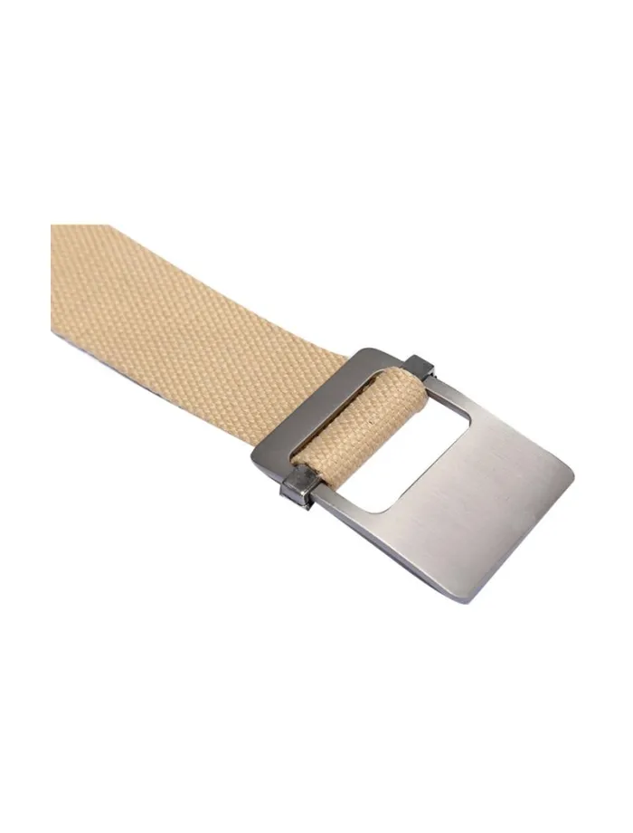 RWandCO Belts and Suspenders Unique Bargains Unisex Canvas Web Belt With Metal Slide Buckle Khaki 8211 Flat Buckle 8211 Men RWandCO Belts and Suspenders Unique Bargains Unisex Canvas Web Belt With Metal Slide Buckle Khaki 8211 Flat Buckle 8211 Men