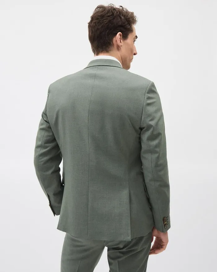 RWandCO Blazers SlimFit Green Suit Blazer Green Basil 8211 Men RWandCO Blazers SlimFit Green Suit Blazer Green Basil 8211 Men