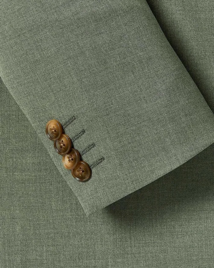 RWandCO Blazers SlimFit Green Suit Blazer Green Basil 8211 Men RWandCO Blazers SlimFit Green Suit Blazer Green Basil 8211 Men